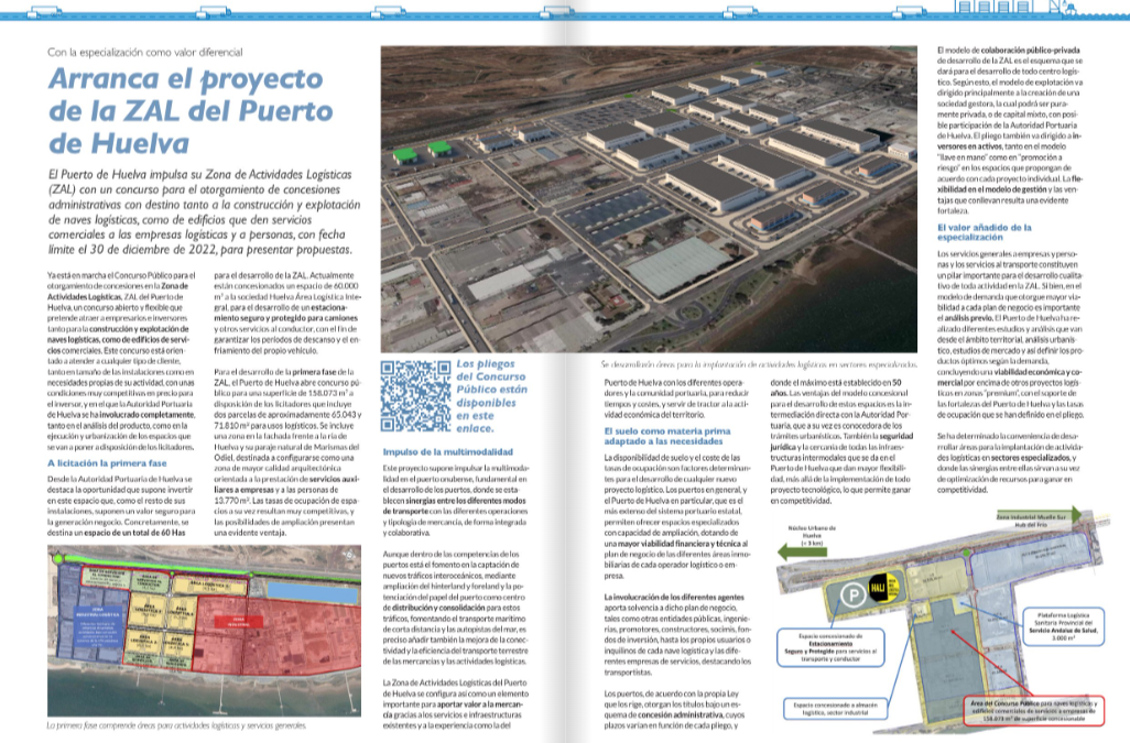 Artículo de la ZAL del Puerto de Huelva en el monográfico de Inmologística de Cadena de Suministro